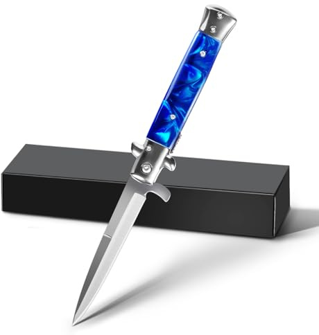 ZIMAIC Klappmesser Taschenmesser aus Edelstahl 7cr17, Outdoor Messer für Camping, Survival, Angeln, Geschenk für Männer
