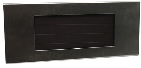 NUOBESTY Luce Led Solare Illuminato Indirizzo Numero Civico Lampada Da Parete Acciaio Inox Casa Strada Illuminazione Solare Alfanumerico Luce Notturna