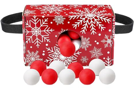 Christmas Beer Pong, Set di Beer Pong per Bere Alla Festa Di Natale | Attività Di Feste Di Natale | Gioco Per Feste Multiplayer | per Bambini Adulti Bambini Ragazze Giorno