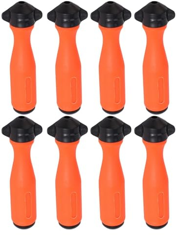 Manche pour Lime de Tronçonneuse - 8 Pièces en Nylon Précision 4 mm-5 mm | Manches Ronds pour Limes à Chaîne | pour Experts, Bricoleurs, Débutants et Amateurs