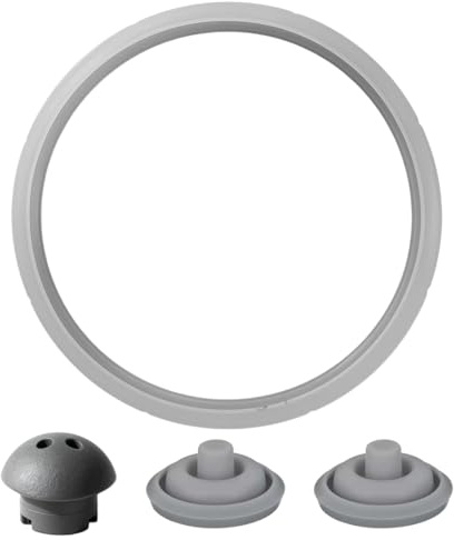 MOLZINY 3 pezzi di ricambio per pentola a pressione,guarnizioni per pentola a pressione WMF Perfect, anello in gomma da 22 cm, guarnizione per segnale di cottura,con Perfect Plus Pressure Cooker