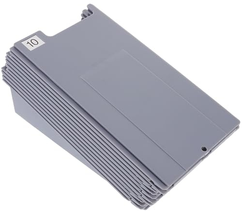 CIMAXIC Kartenhalter Wand aus Kunststoff Weiß Einziehbarer und Wandmontierbarer Kartenhalter für Mitarbeiter Anwesenheitskarten in Büros und Klassenzimmern