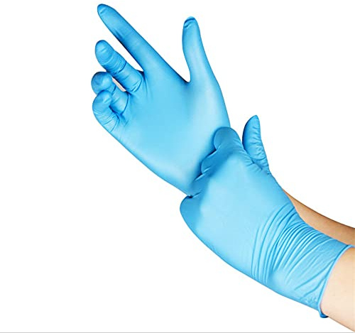 Black Disposable Nitrile Gloves Powder Free (BOX) (LARGE)