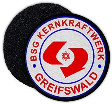 Copytec Patch DDR BSG Krenkraftwerk Greifswald Betriebssportgemeinschaft Ost 9cm #34141