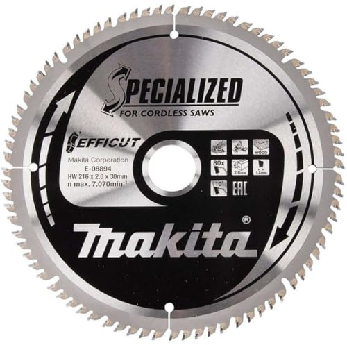 Makita E-08894 TCT Sägeblatt 216x30x80T