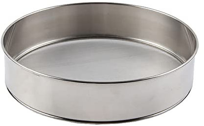 Tamiz para harina, 15 cm de acero inoxidable, tamiz para harina, 60 mallas finas, tamiz para harina profesional, fácil de limpiar, apto para tamices para harina y azúcar en polvo (150 x 45 mm)