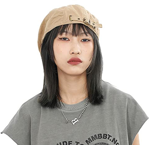 CLAPE Schlägermütze Schiebermuetze Herren Sommer Unisex Gatsby Flatcap mit UV Schutz 50+ Ivy Schirmmütze Kappe Driving Hüte