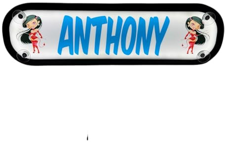 Personalisierbares Lichtschild für PRENOM LKW 50 x 14 STICK OLIVIER® – LED-Tafel mit Vorname, Nachricht, Vorname... [Personalisierbares Lichtschild]