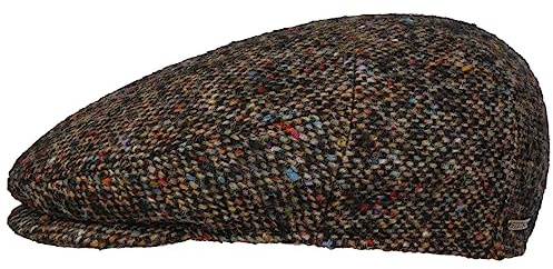 Stetson Colour Spots Driver Flatcap Tweed Multicolour Made in EU Herren Herbst Winter