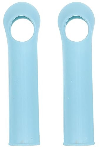 TOVINANNA 2pcs Mop Handle Grip Replacement 19mm Broom Handle End Caps Light Blue Cleaning Accessories for Household Use