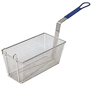 Cestello per Friggitrice Acciaio inossidabile Mini Fritte Patatine fritte Canestro Olio quadrato Skimmer Cucina Cucina Strumenti di cottura Ala di pollo Cestino fritto Cucchiaio per Schiumarola