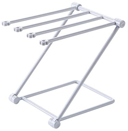 Zeizafa Mini Folding Cloth Storage Rack Kitchen Countertop Dishcloth Drying Racks Kitchen Dish Drying Rack