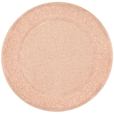 Kleine Wolke Badteppich Talia Pearl 60 cm rund | 100% Baumwolle