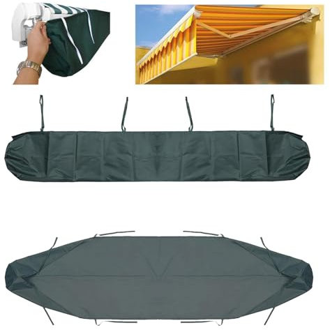 YOHOCS Markisenschutzhülle Schutzhülle für Markisen, Markisenabdeckung Für Markisen Für Die Lagerung Im Winter, für Outdoor Garten Terrasse Patio,Grün,3m/9.84ft