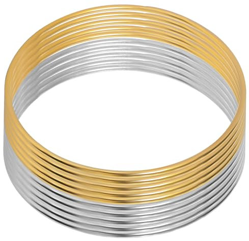 ABOOFAN 10 Stück Traumfängerringe Eisen Metallringe Selbstgemacht Bastelringe für Traumfänger Wanddeko 10cm Robust Verformungsbeständig