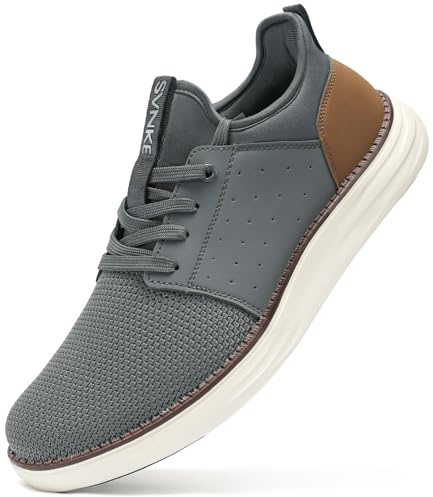 SVNKE Hombre Hands Free Slip On Zapatillas Hombre Zapatos Sneakers Casual Deportivas Caminar Correr Deportivas Gimnasio Moda cómodo Viajar clásicos de Negocio