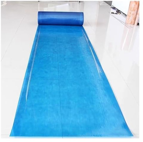 1,2 mm dicke Polycarbonatplatte, Kunststoffplatte, Dachüberdachung, Markisenabdeckung, UV-Schutz, Lichtdurchlässigkeit, Paneele for Fenster, Türen, Veranda, Garten, Gewächshaus (Color : Bule-1.2mm,