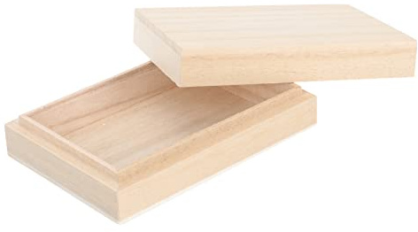 VICASKY Kartenbox und Postkarten Kleiner Gegenstände zur Sicheren Aufbewahrung Aufbewahrungsbox mit Staubschutz und Robustem Design Beige für Spielkarten