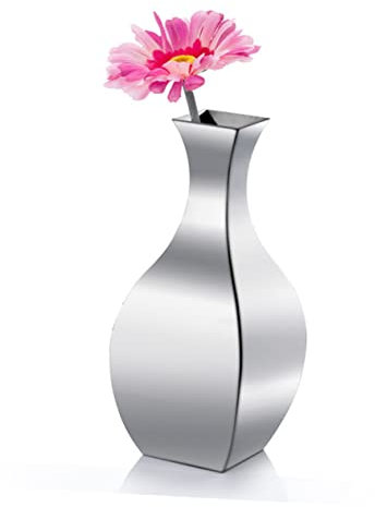 ABOOFAN Einzigartige Blumenvase in Quadratischer Form Robuste Vase Aus Edelstahl Für Die Heimdekoration Für Frische/getrocknete Arrangements