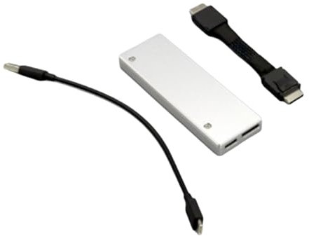 Ukbzxcmws Adapter PCIE4.0 hårddiskhölje för hårddisk USB C-hölje externt externt hölje