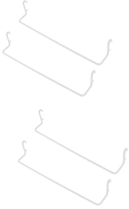 Ciieeo Soporte para Tablero Toallas de Cocina Inoxidable para de Acero Perforado 2 Ganchos Extensible, sin Clavos, Confiable, Color Blanco, Adecuado para Baño Sala