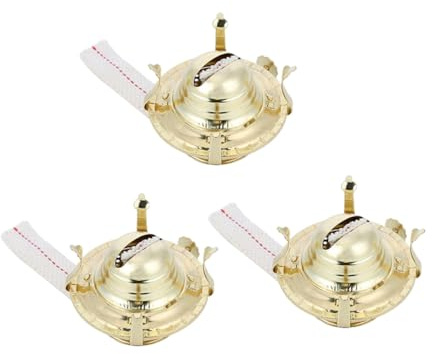 DECORNIJIA 3 Stück Metall Öllampenaufsatz Für Petroleumlampen Ersatz Mit Docht Retro-Design Für Vintage-Partys Kerosinlampe Teile Im Lieferumfang Enthalten