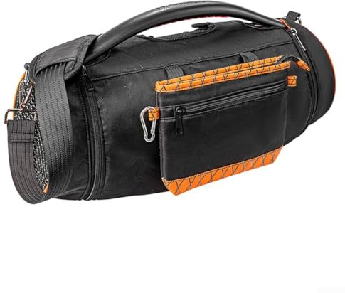 GLFLOW Funda rígida de EVA para altavoz JBL para Boombox 1 2 3, bolsa de almacenamiento portátil transparente de viaje con diseño insonorizado, carcasa protectora 47 x 18 x 18 cm