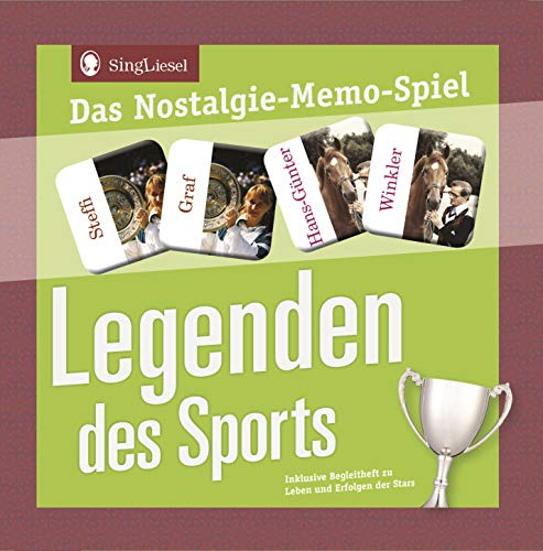 Singliesel GmbH Legenden des Sports - Das Memo-Spiel für Senioren: Das Nostalgie-Memo-Spiel für Senioren