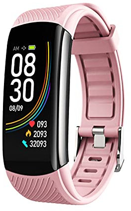 SUPBRO Fitness Armband mit Blutdruckmessung,Smartwatch Fitness Tracker mit Pulsmesser Wasserdicht IP68 Fitness Uhr für Damen Herren Anruf SMS SNS Beachten