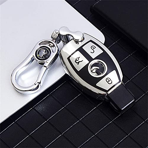 VIdisp Schlüsseletui, passend für Mercedes Benz ABCs Klasse AMG CLA GLC GLA W221 W204 W205 W176