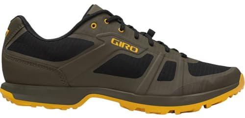 Giro Gauge Mountain Bike Shoe - Men's, Trail Green/Spectra Yellow, 43 EU