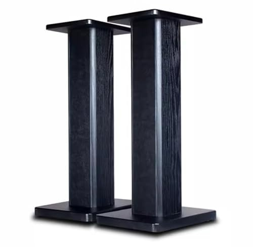 Soportes para Altavoces Soporte para Altavoz De Suelo De 15 A 90 Cm Sostiene Altavoces Satelitales Y Altavoces De Estantería Que Se Pueden Llenar con Arena (Color : Negro, S : 50cm/19.6inches)