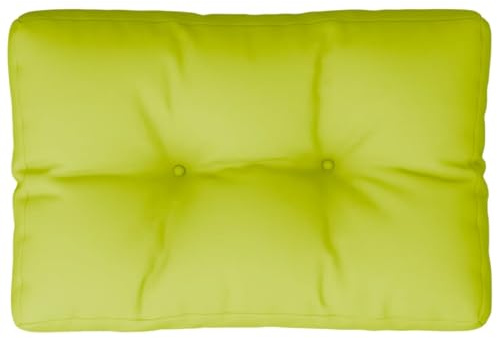 vidaXL Palettenkissen, Palettenpolster für Europaletten, Palettensofa Kissen Indoor Outdoor, Palettenauflage Rückenkissen, Hellgrün Stoff