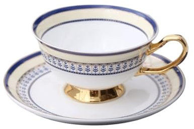 SDA287MZ Tasses à café Ensemble de Tasses à thé anglaises en céramique, de Haute qualité, Vintage, en Porcelaine, Tasses à café européennes Tazas Desayuno