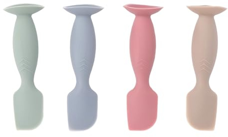 Spatola per Crema per Pannolini in Morbido Silicone con Efficace Applicazione di Unguento Cucchiaio Multifunzionale per Neonati