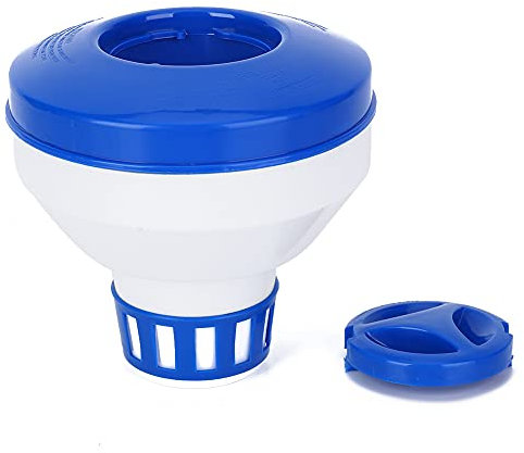 Yuecoom Floating Mini Spa Chemical Dispenser, Plastikpool Chemical Medicine Floating automatischer Reinigungsspender Ausrüstung Pool Poolzubehör