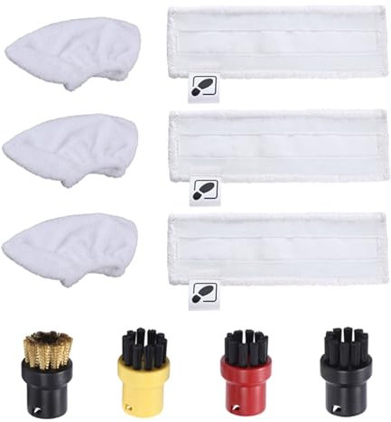 MEXWLOP Trapo de Trapo for mopa a Vapor Easyfix SC2 SC3 SC4 SC5 Limpiador a Vapor Estropajos de Microfibra for Suelos Cepillos de Cobre Repuestos para limpiadores a Vapor