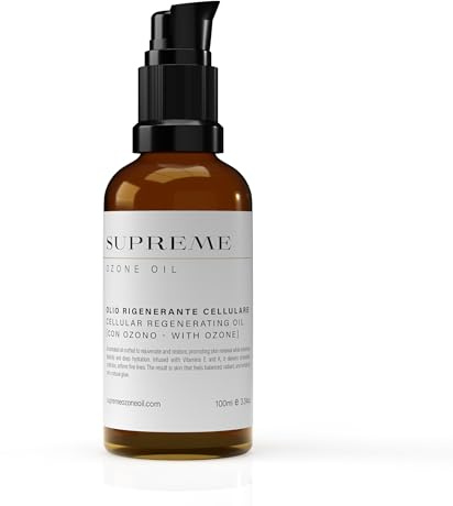 Supreme Ozone Oil Zellregenerierendes Öl | Natürliche Ozon-Gesichtsbehandlung | stumpfe, reife oder empfindliche Haut - 100ml (100ml)