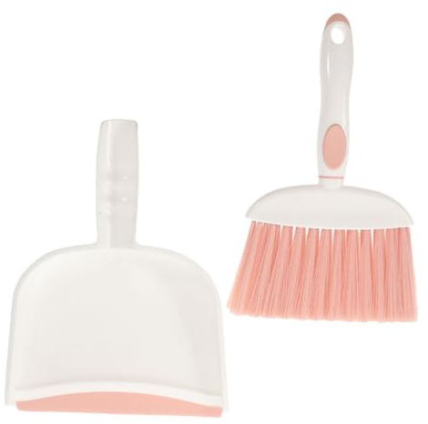 Cabilock Mini Balai Et Pelle à Poussière Pour Nettoyage Quotidien Kit De Nettoyage Pour Bureau Et Voiture Avec Brosse De Table à Manche