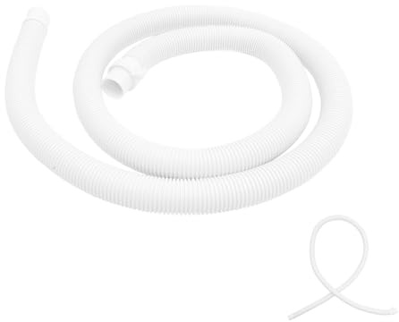 SOPOTUTU Tubo Scarico Lavatrice Estensibile con Morsetti in Acciaio Tubo Carico Acqua Resistente per Lavatrice Automatica Accessorio Essenziale per Cucina e Bagno