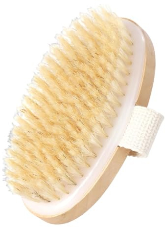 Spazzola a secco per drenaggio linfatico, spazzola massaggiante per il corpo, Rimuove la Cellulite la Pelle Morta e favorisce il Drenaggio Linfatico, Stimola la Circolazione e Rinnova la Pelle