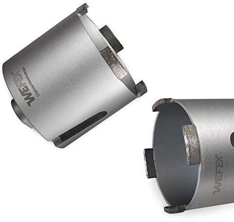 WEFEX Diamant-Dosensenker 82 mm M16 NL 70 mm für Beton Mauerwerk Ziegel