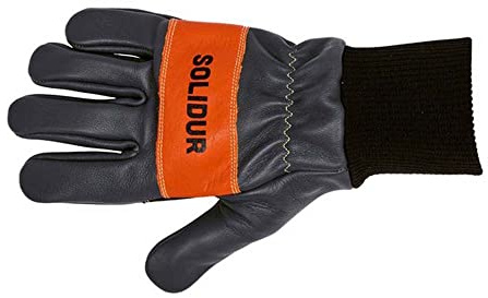 Solidur GA05 - Kettensägenhandschuhe En381-7 Klasse 2 Design A - Linke Hand - Außergewöhnlicher Komfort und Schutz - Größe T8
