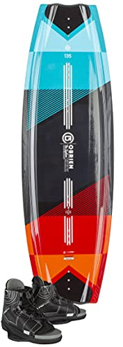 O'Brien System Wakeboard 135cm w/Clutch 7-11 bindings,Red