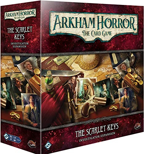 Fantasy Flight Games, The Scarlet Keys Investigator Erweiterung: Arkham Horror das Kartenspiel, Kartenspiel, ab 14 Jahren, 1-4 Spieler, 45 Minuten Spielzeit, FFGAHC69