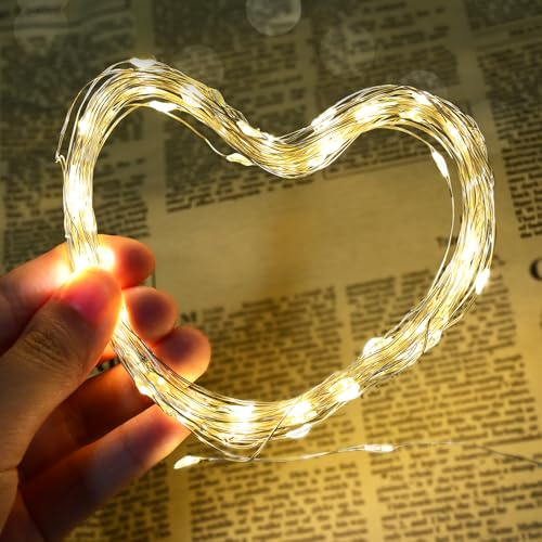 FREMON Luci Stringa, Luci Natale 8 modalità di illuminazione, Impermeabile Catena Luminose per Interni ed Esterni, Lucine Fata Luci per Festa, Natale, Matrimonio, Giardino (2Pezzi 15M)