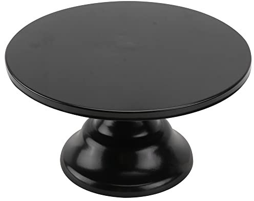 LUCBEI Kuchenständer ServierStänder Retro Dessert Tischdekoration Europäische Kuchenständer Hochzeit Requisiten Kuchen Dessertplatte Dessertstand Tortenständer (Color : Schwarz)
