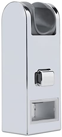 Qiilu Support de Tête de Rail de Barre de Curseur de Douche en Hauteur Réglable chromé ABS Support de Barre de Remplacement 30 15mm 10mm X Toboggan de Douche Douche Facile Douche pour