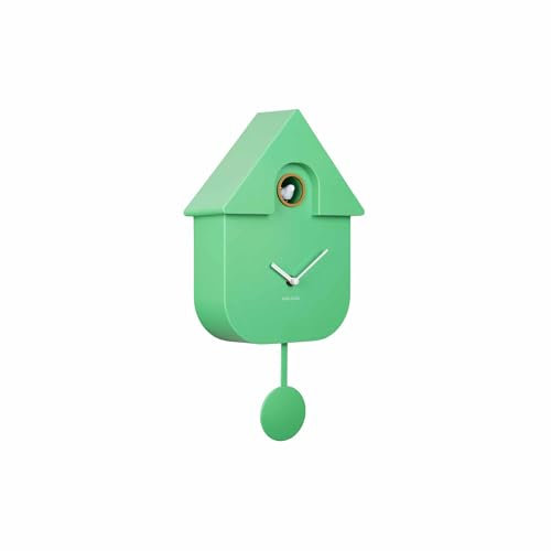 Karlsson Horloge murale moderne Cuckoo ABS vert vif
