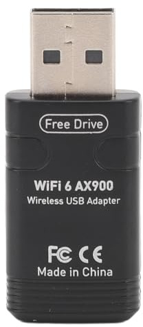 Adaptador de Red USB Wi Fi, AX900Mbps Wi Fi 6 BT 5.3 2.4G 5.8Ghz Adaptador de Red WL de Doble Banda para 11 10, Antena de Alta Ganancia Incorporada de 2dBi, Rango de Señal BT